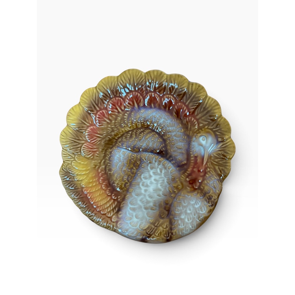 Better Homes and Gardens Heritage Collection Turkey Stoneware Salad Plate 8.5in - Picture 5 of 8